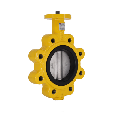 有靠背單夾式無頭蝶閥