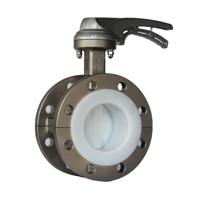 全襯-不銹鋼法蘭式手柄蝶閥